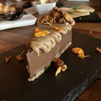 Chocolate gateaux  at The Beer Plant in Austin
