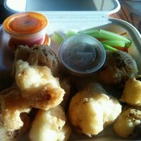 buffalo cauliflower wings at The Beer Plant in Austin