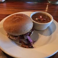 Bbq sandwich  at The Beer Plant in Austin