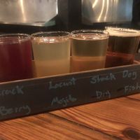 Cider flight  at The Beer Plant in Austin