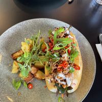 Jackfruit Bahn mi - so good!! at Hoo Gah in Bendigo
