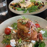 Vegan special: eggplant in chickpea batter at Hoo Gah in Bendigo