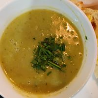 Soup of the day: zucchini, something and thyme at Hoo Gah in Bendigo