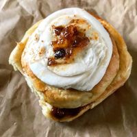 Fig jam scroll at Hoo Gah in Bendigo