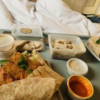 Cesar wrap and buffalo sauce wrap🌱  at Sprout Korea Natural Whole Food Service in Seoul