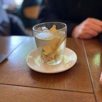 Generous ginger tea!  at SLA - Kruisweg in Haarlem