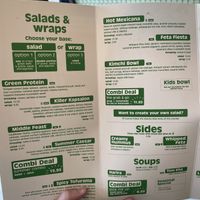 Spring/summer '23 menu (1/3)  at SLA - Middenweg in Amsterdam