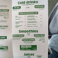 Spring/summer '23 menu (2/3)  at SLA - Middenweg in Amsterdam