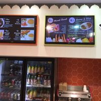 wall menu 2 at Vegeto in Brisbane