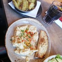 Hummus at Happy Bar & Grill in Ruse