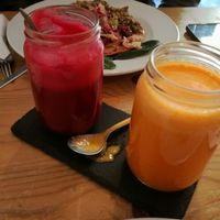 juices at Foodprintz Cafe in Lisbon
