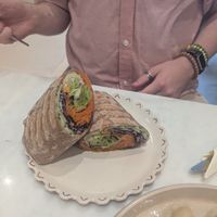 'Salmon' Wrap at Raw Nest in Krakow