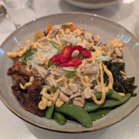 Korean bowl at Raw Nest in Krakow