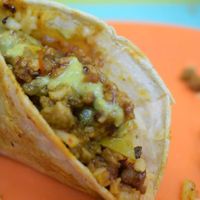 Taco at El Rincon de Tacotlan in Puebla