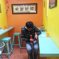 Tiny, colorful place at El Rincon de Tacotlan in Puebla