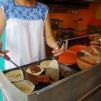 Doing the work! at El Rincon de Tacotlan in Puebla