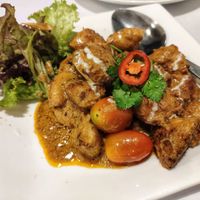 Grilled lemongrass chicken at Veggielicious Thai in Petaling Jaya