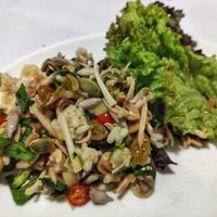 Fresh mixed herb salad at Veggielicious Thai in Petaling Jaya