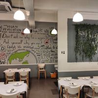 Wall art at Veggielicious Thai in Petaling Jaya