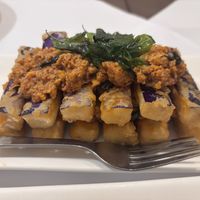 Eggplant tempura or something like that! It’s yummm!   at Veggielicious Thai in Petaling Jaya