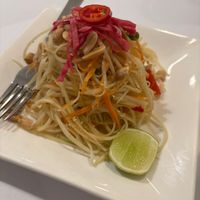 Papaya saladd  at Veggielicious Thai in Petaling Jaya
