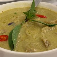Green mushroom curry  at Veggielicious Thai in Petaling Jaya