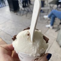 Gelato au chocolat et au citron   at Amorino in Nancy