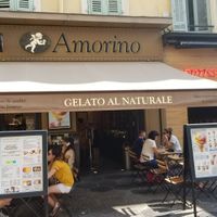 From the outside at Amorino in Nice