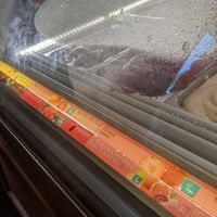 vegan flavours labelled at Amorino in Strasbourg