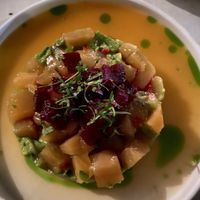 Beet ceviche  at Ladybird in New York City