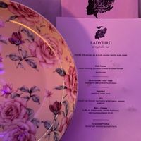 Menu at Ladybird in New York City