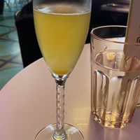Peach mimosa  at Ladybird in New York City