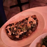mushroom toast  at Ladybird in New York City