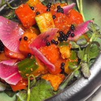 CUCUMBER SALAD (vegan) at Ladybird in New York City