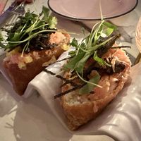 Inari Nest fried tofu yuba….  at Ladybird in New York City