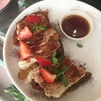 tiramisu french toast at Ladybird in New York City