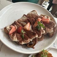 Tiramisu French toast  at Ladybird in New York City