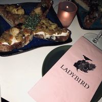 Artichoke toast... so good and filling  at Ladybird in New York City