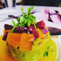 Vegan ceviche  at Ladybird in New York City