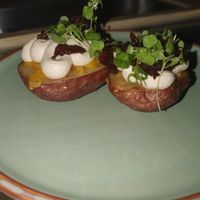 Loaded potatoes at Ladybird in New York City