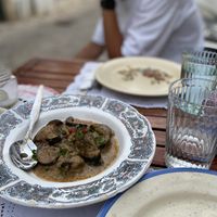 Zucchini with nuts  at A Venda in Faro