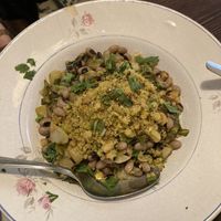 Black eyed peas with corn crumbs   at A Venda in Faro