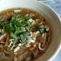 the best hot & sour soup I've ever had! at How Shang Shway Tea House in Nelson