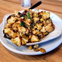 Charred Cauliflower at True Food Kitchen in Palo Alto