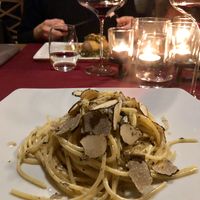 Truffled pasta - delicious and vegan! at L'arte in Cucina in Dusseldorf