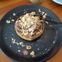 Chocolate Tart at Primeur Cantine in Paris