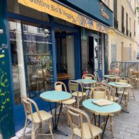 Terrace at Primeur Cantine in Paris