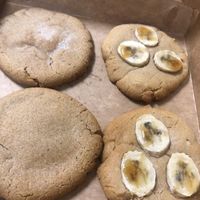 banana’s foster (I don’t remember the one on the left) at Midnight Cookies in Gainesville