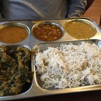 Veggie Thali at Shri Ram Indian Cuisine in Mount Shasta