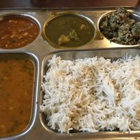 Vegan Thali at Shri Ram Indian Cuisine in Mount Shasta